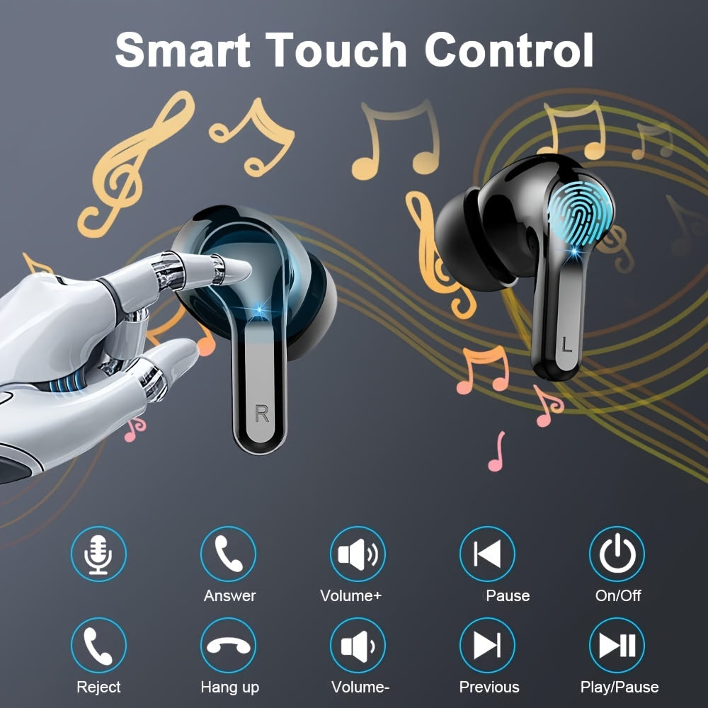 LIFEBEE Wireless Earbuds LED Power Display with Wireless Charging Case In-Ear Earbuds