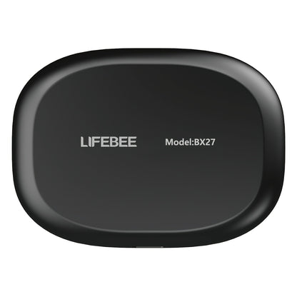LIFEBEE New Wireless Earbuds for Running Sports, Wireless Earphones with Earhooks Pure Bass Sound, Over Ear Headphones ENC Noise Cancelling with Dual-LED Display, Earphones Built-in Microphone