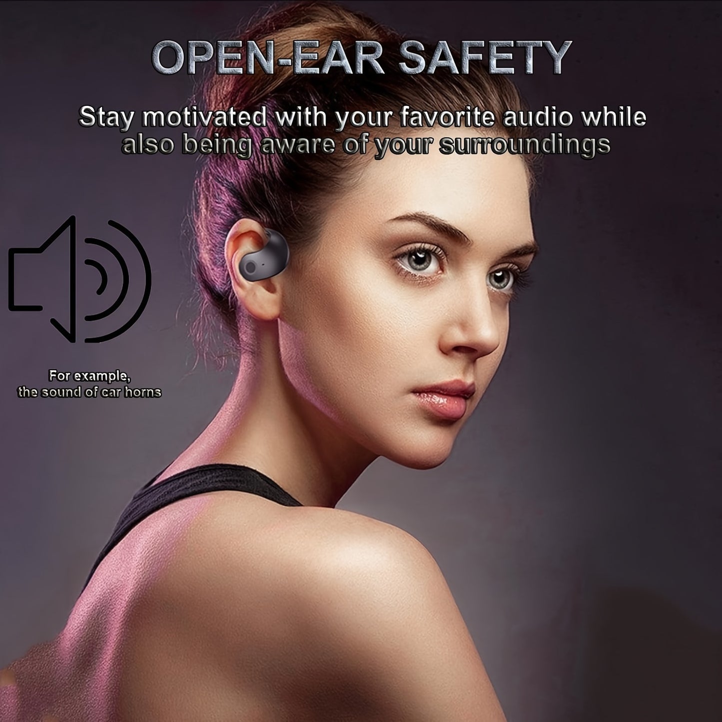 True Wireless Earbuds - Capless Design, V5.3, Touch Button, Hands-free, Low-latency, Low-power, Auto-start, Ergonomic, Dual-connect, Built-in Microphone, Compatible with Android/IOS Smartphones