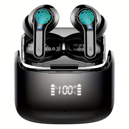 LIFEBEE Wireless Earbuds LED Power Display with Wireless Charging Case In-Ear Earbuds