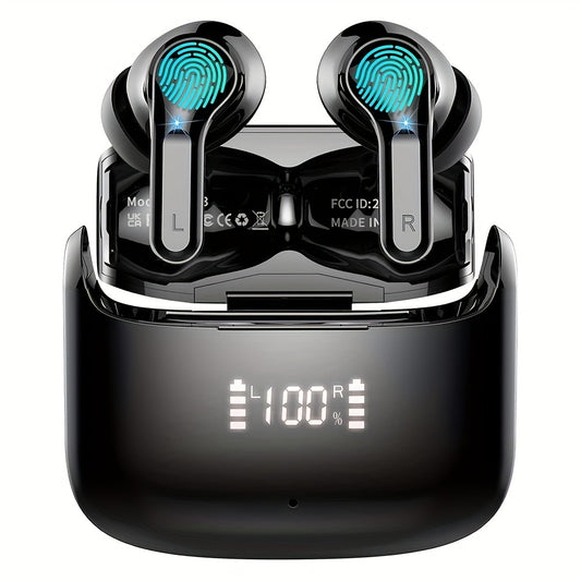 LIFEBEE Wireless Earbuds LED Power Display with Wireless Charging Case In-Ear Earbuds